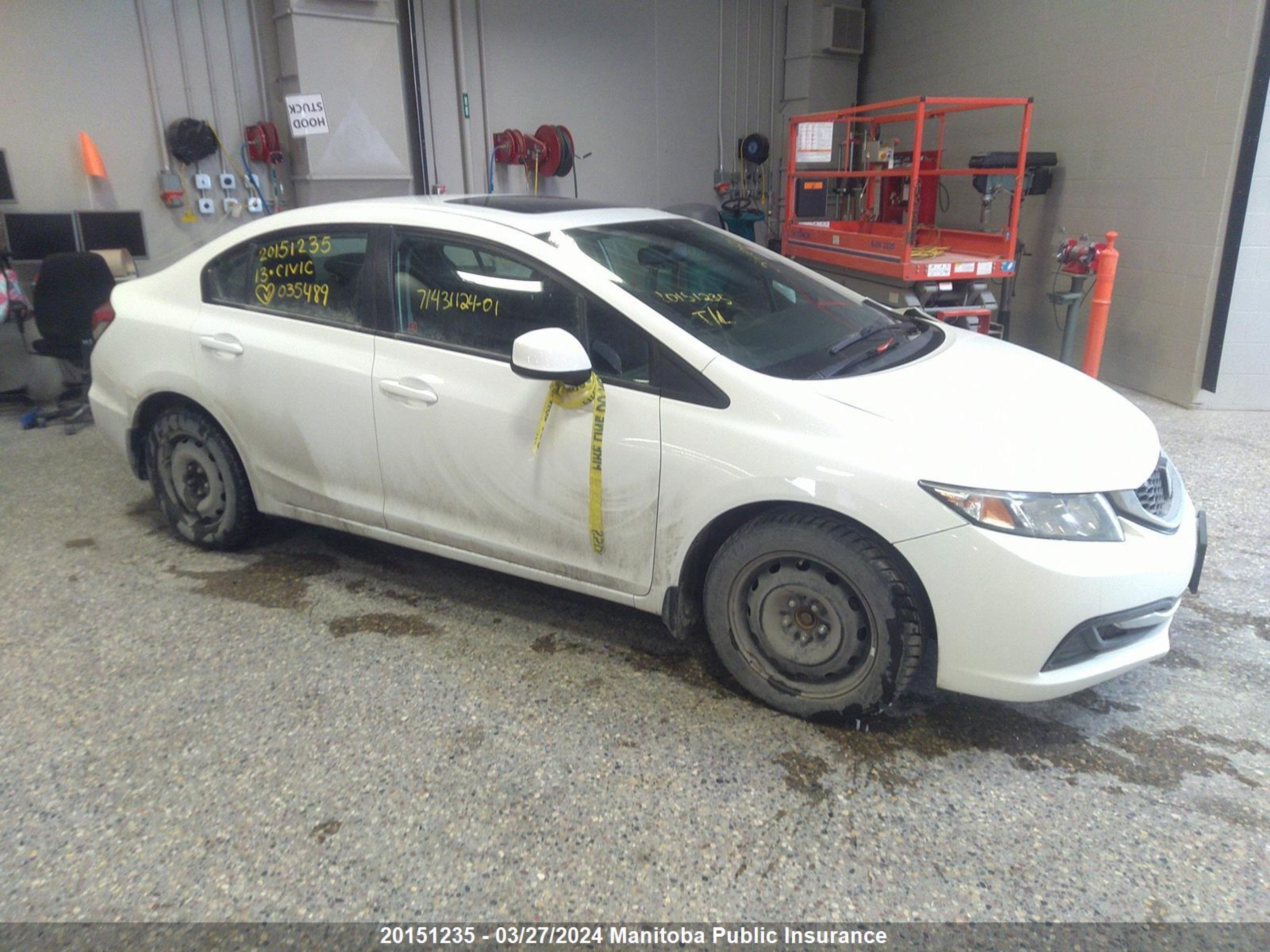 HONDA CIVIC 2013 2hgfb2f53dh035489