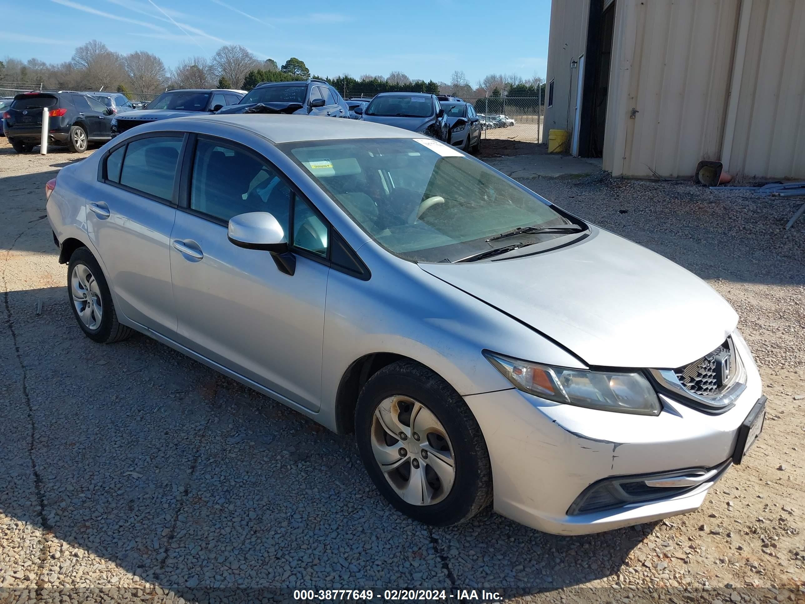 HONDA CIVIC 2013 2hgfb2f53dh583718