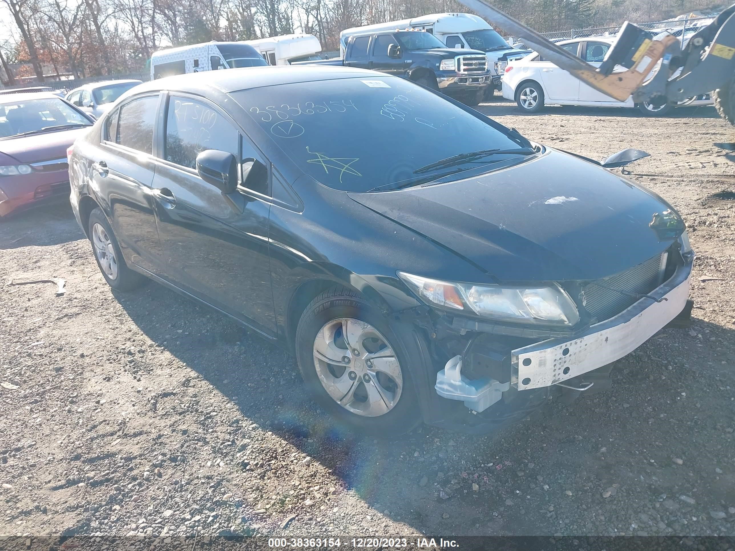 HONDA CIVIC 2014 2hgfb2f53eh509779