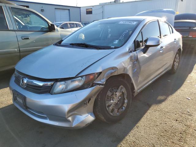 HONDA CIVIC LX 2012 2hgfb2f54ch326792