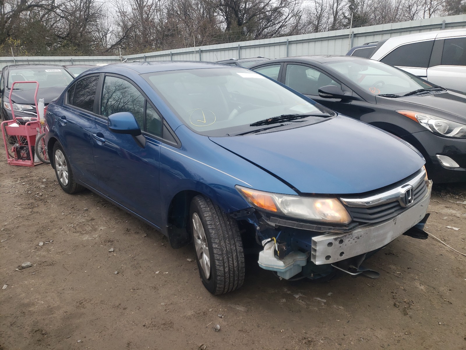 HONDA CIVIC LX 2012 2hgfb2f54ch563962