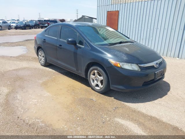 HONDA CIVIC 2012 2hgfb2f54ch591549