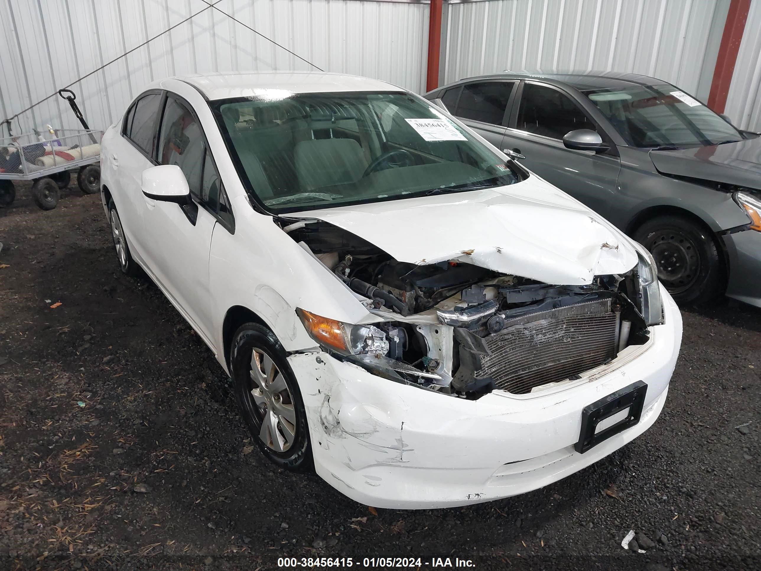 HONDA CIVIC 2012 2hgfb2f54ch611492