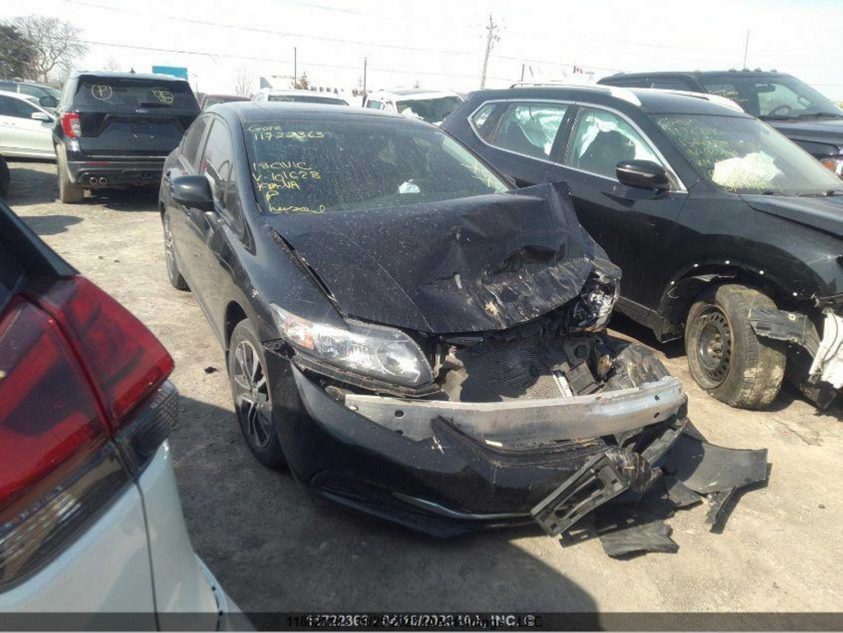 HONDA CIVIC 2013 2hgfb2f54dh101628