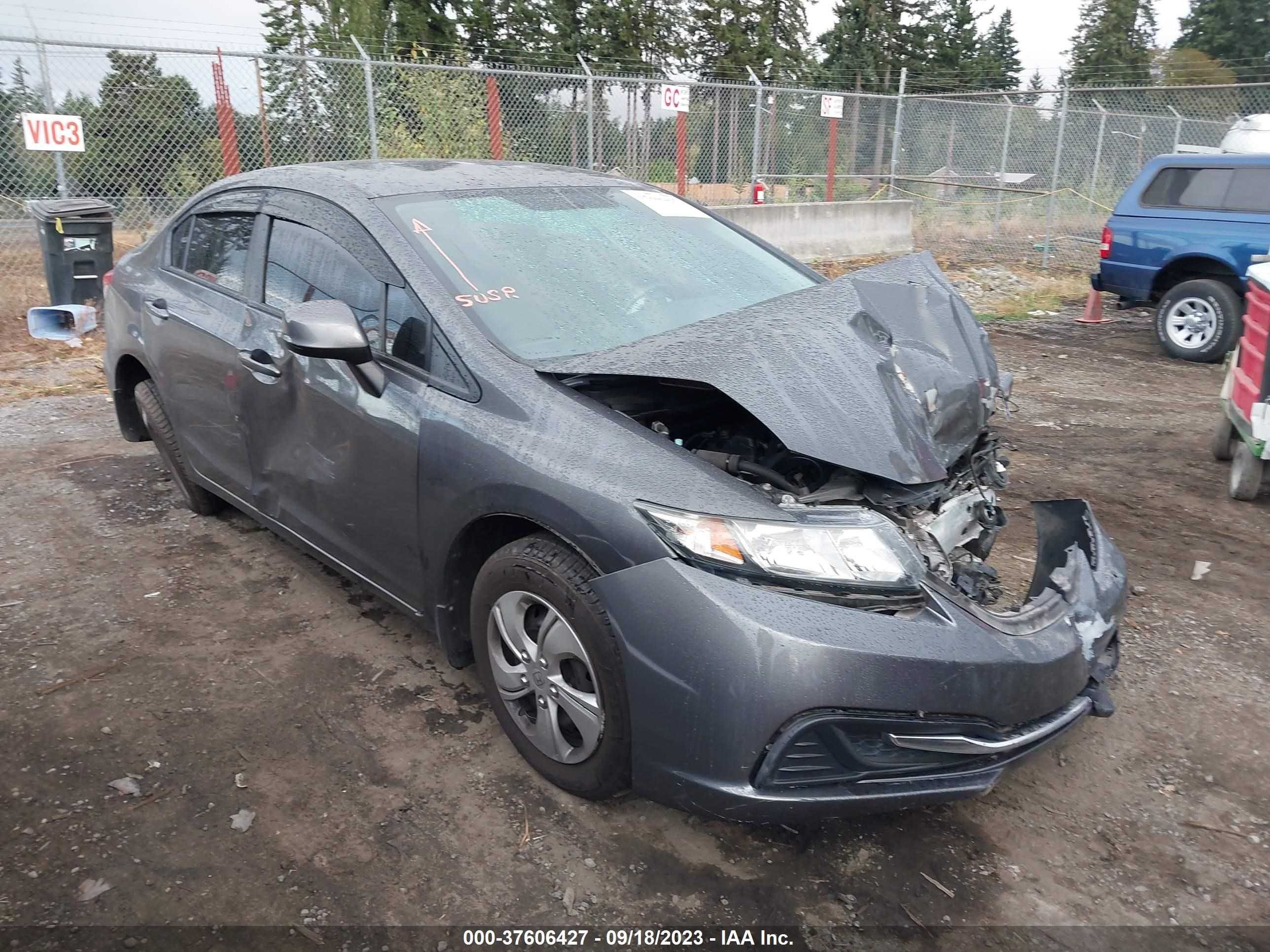 HONDA CIVIC 2013 2hgfb2f54dh527691