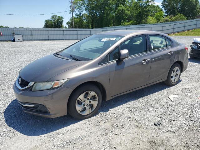 HONDA CIVIC 2013 2hgfb2f54dh544300