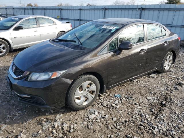 HONDA CIVIC 2013 2hgfb2f54dh552395