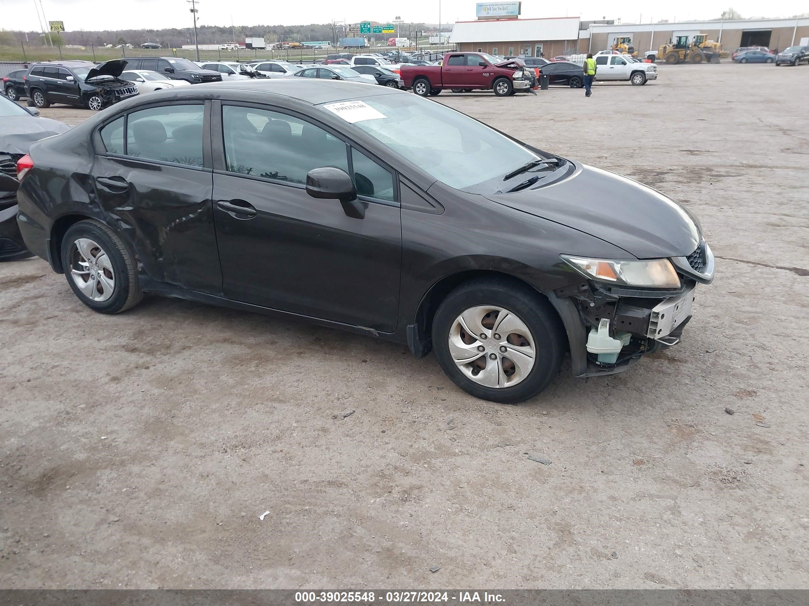 HONDA CIVIC LX 2013 2hgfb2f54dh583999