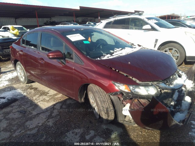 HONDA CIVIC SEDAN 2014 2hgfb2f54eh505997