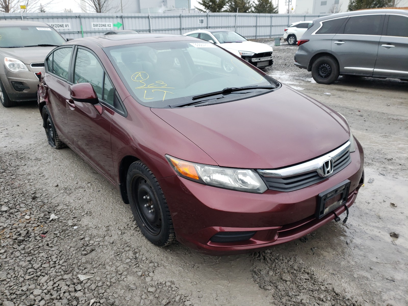 HONDA CIVIC LX 2012 2hgfb2f55ch032317