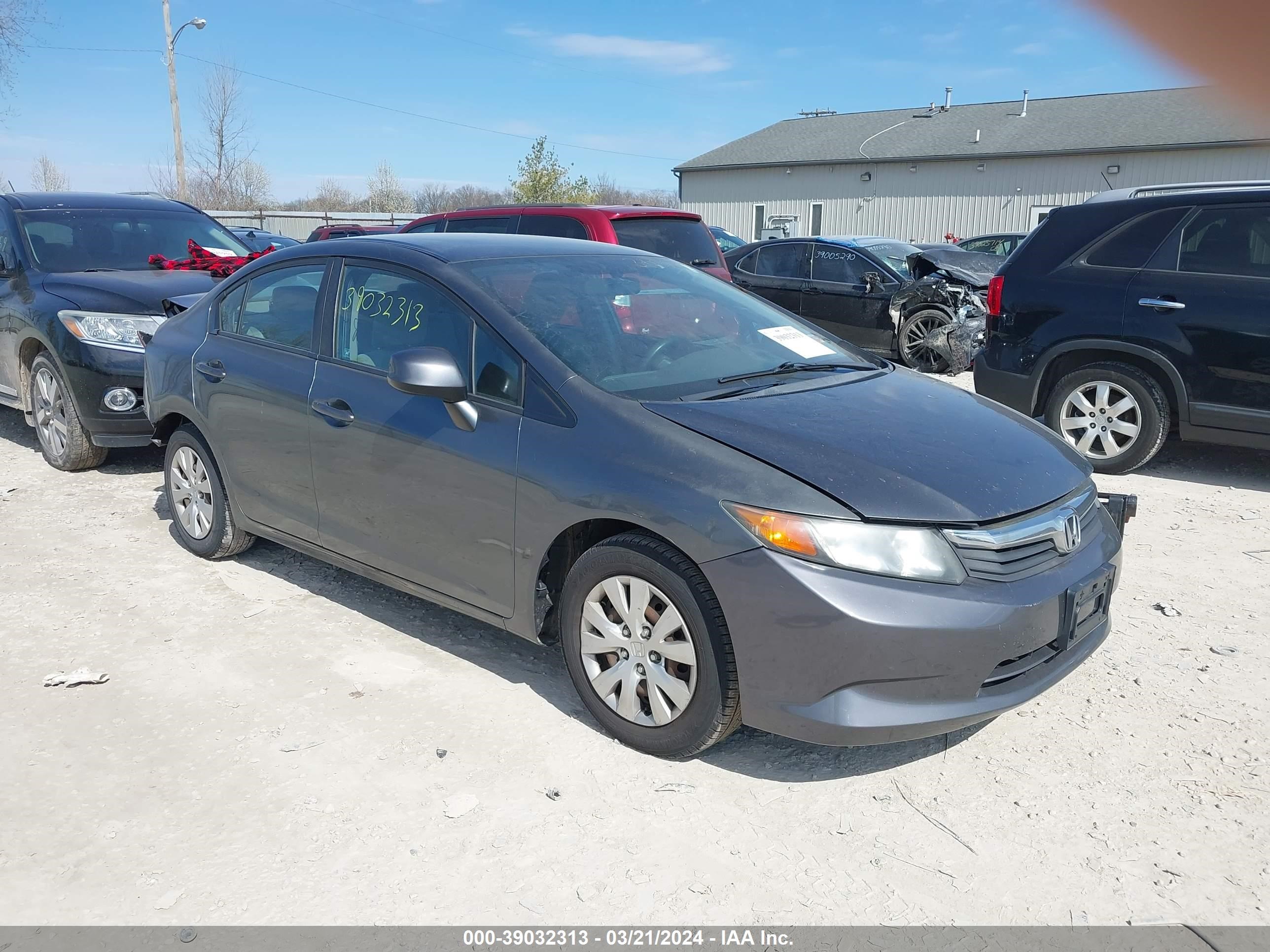 HONDA CIVIC 2012 2hgfb2f55ch304848