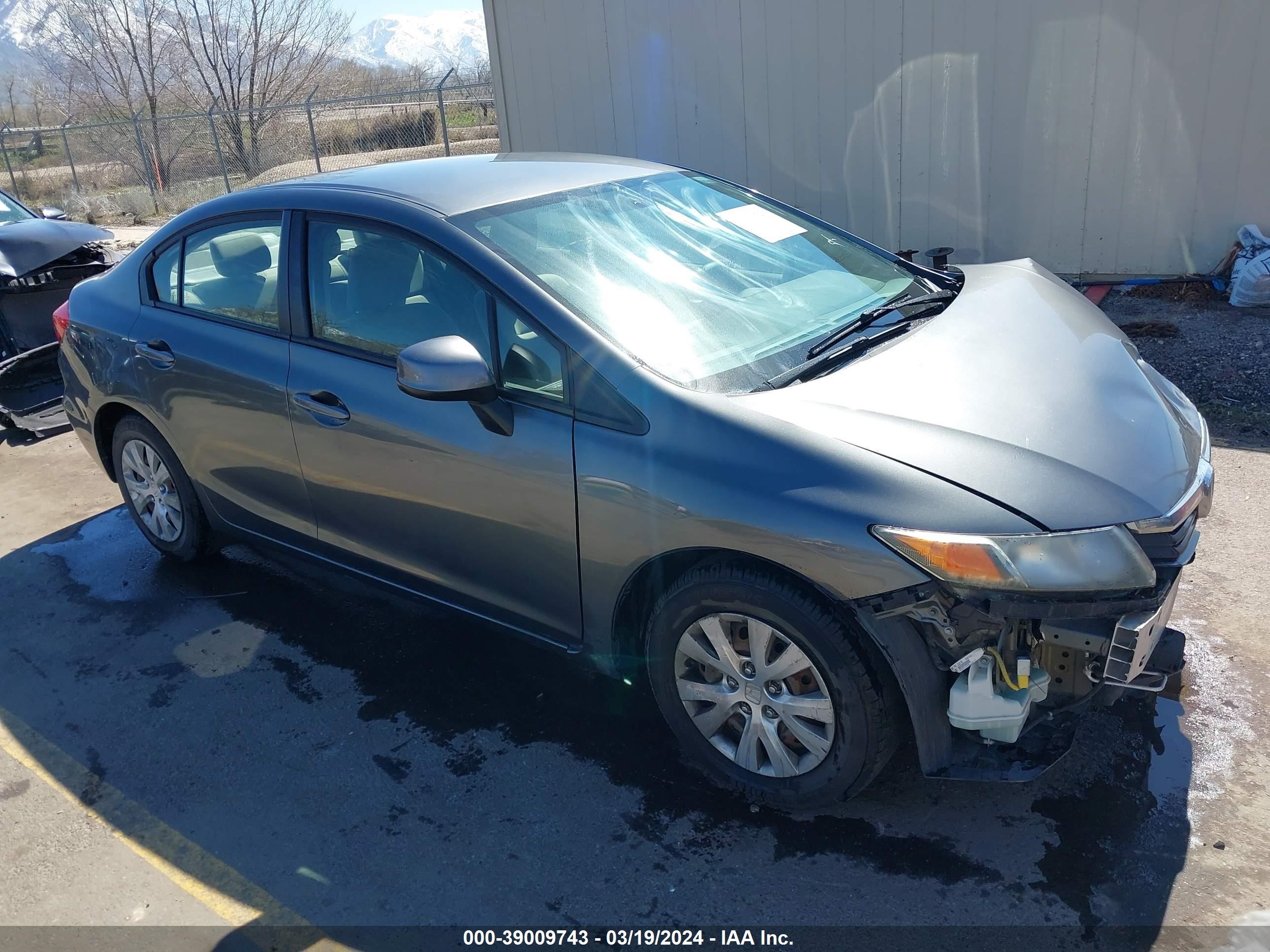 HONDA CIVIC 2012 2hgfb2f55ch325019