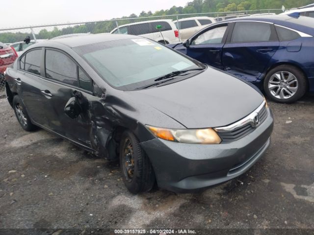 HONDA CIVIC 2012 2hgfb2f55ch332455