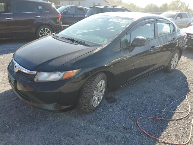 HONDA CIVIC LX 2012 2hgfb2f55ch524927