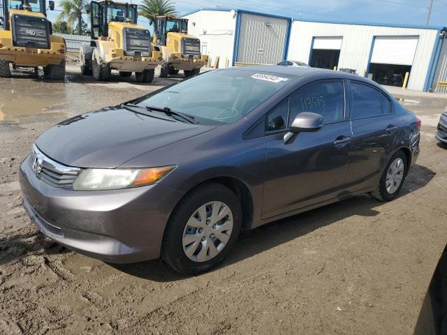 HONDA CIVIC LX 2012 2hgfb2f55ch527021