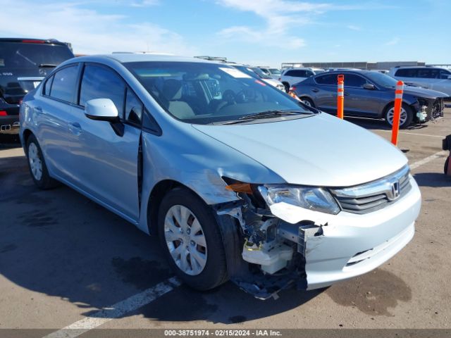 HONDA CIVIC 2012 2hgfb2f55ch535295