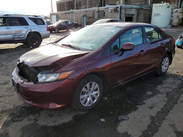 HONDA CIVIC 2012 2hgfb2f55ch536530