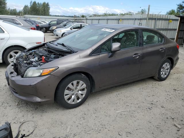 HONDA CIVIC LX 2012 2hgfb2f55ch536978