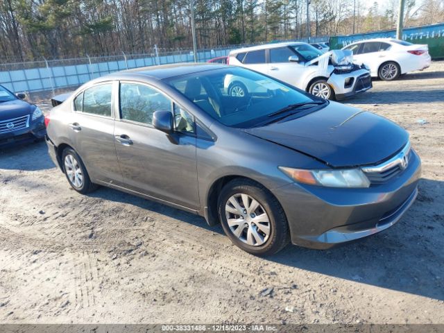 HONDA CIVIC 2012 2hgfb2f55ch569575