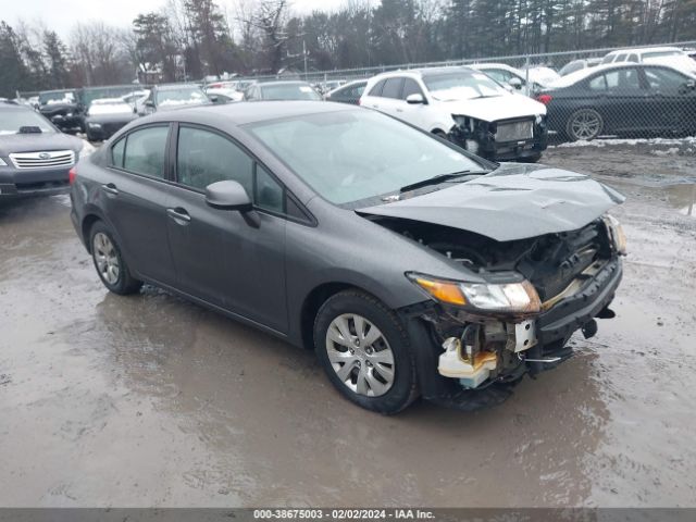 HONDA CIVIC 2012 2hgfb2f55ch576977