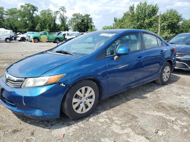 HONDA CIVIC LX 2012 2hgfb2f55ch585727