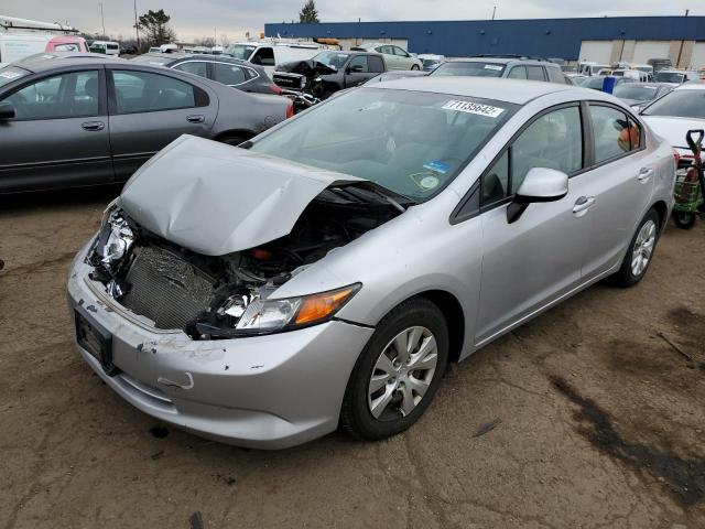 HONDA CIVIC LX 2012 2hgfb2f55ch589986