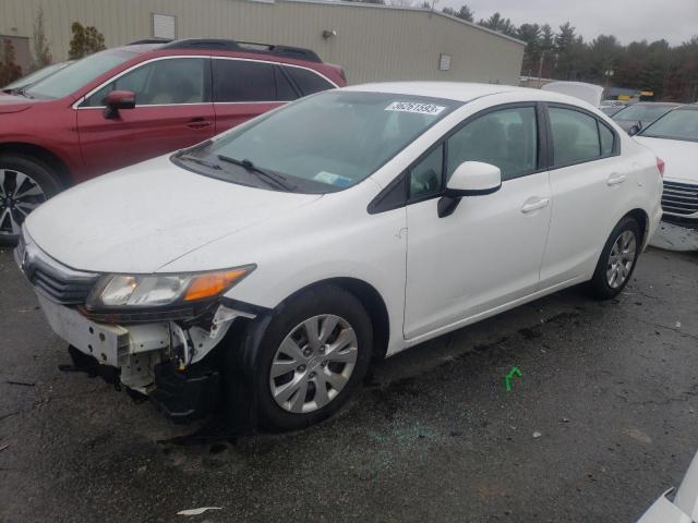 HONDA CIVIC LX 2012 2hgfb2f55ch596498