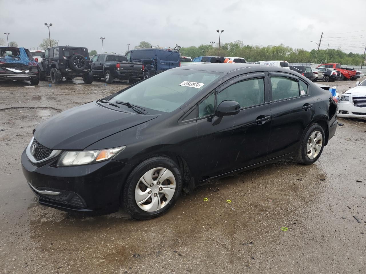 HONDA CIVIC 2013 2hgfb2f55dh574566