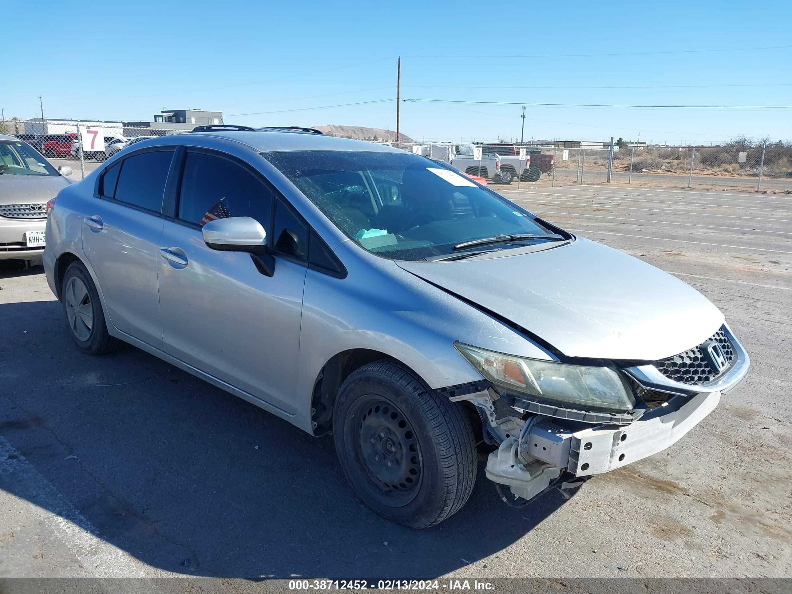 HONDA CIVIC 2014 2hgfb2f55eh516054