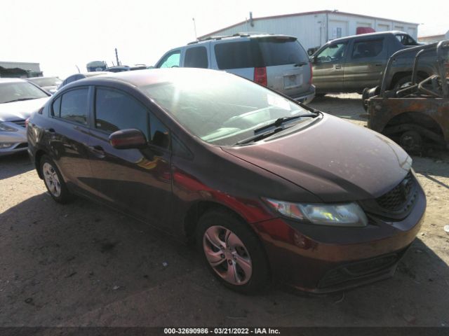 HONDA CIVIC SEDAN 2014 2hgfb2f55eh533842