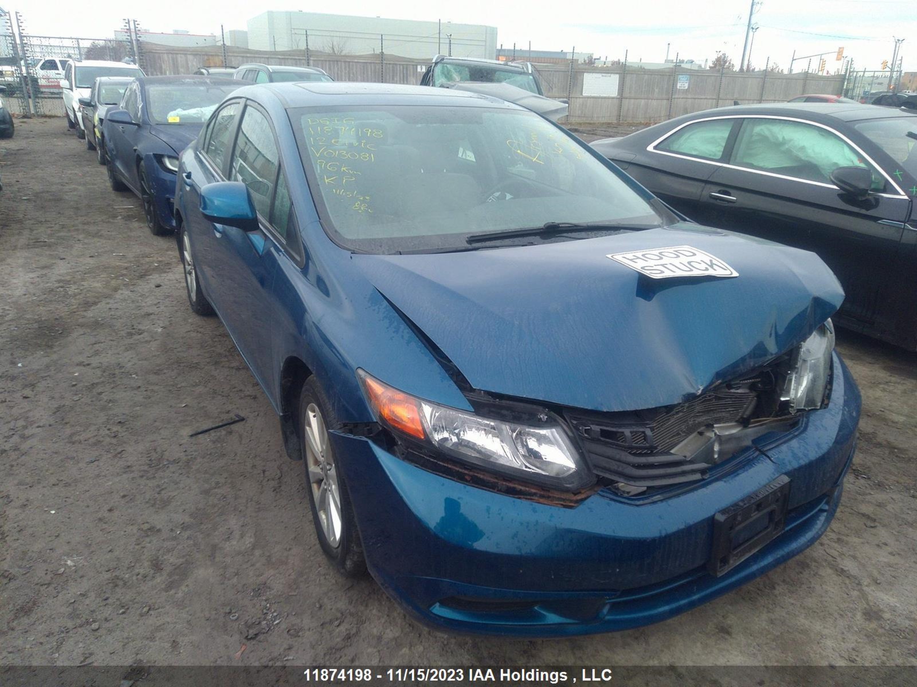 HONDA CIVIC 2012 2hgfb2f56ch013081