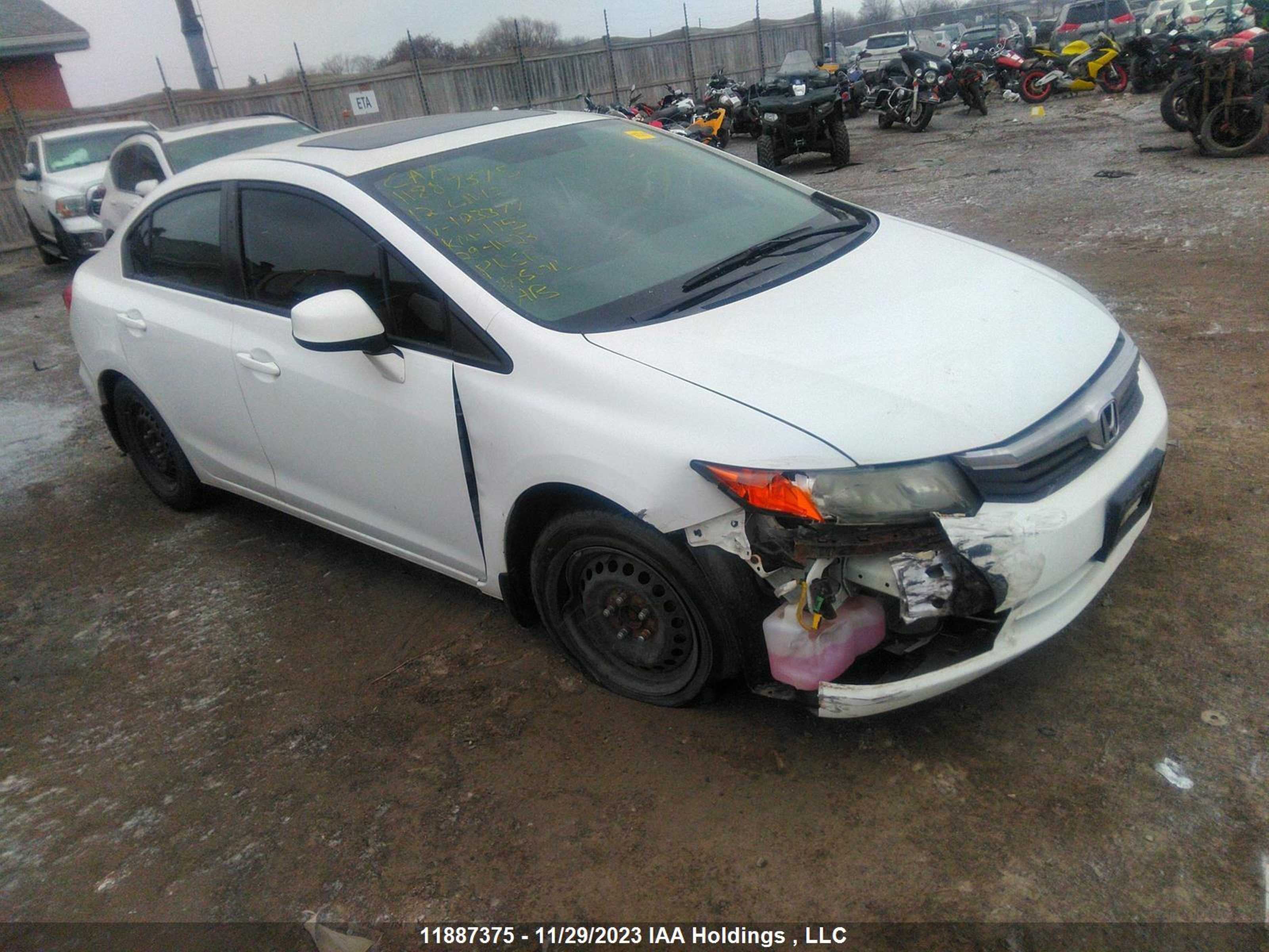 HONDA CIVIC 2012 2hgfb2f56ch103377