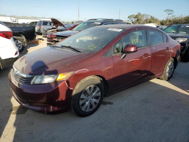 HONDA CIVIC LX 2012 2hgfb2f56ch582688