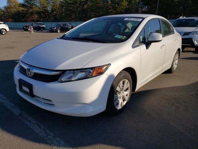 HONDA CIVIC LX 2012 2hgfb2f56ch602891