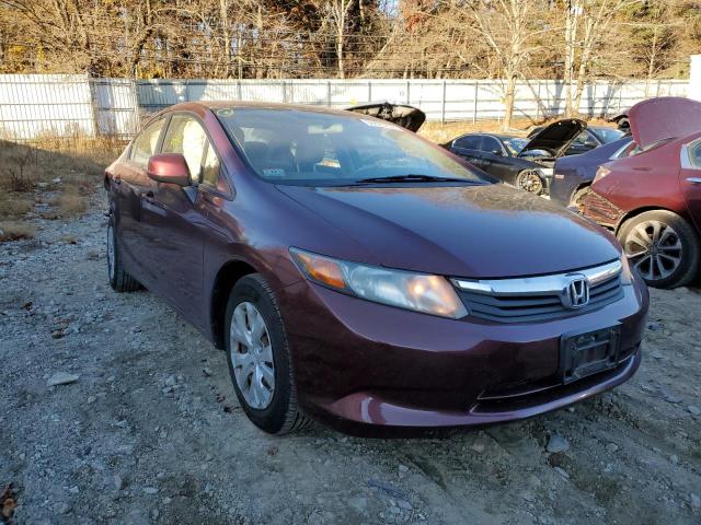 HONDA CIVIC LX 2012 2hgfb2f56ch607492