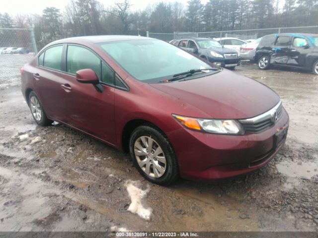 HONDA CIVIC 2012 2hgfb2f56ch607590