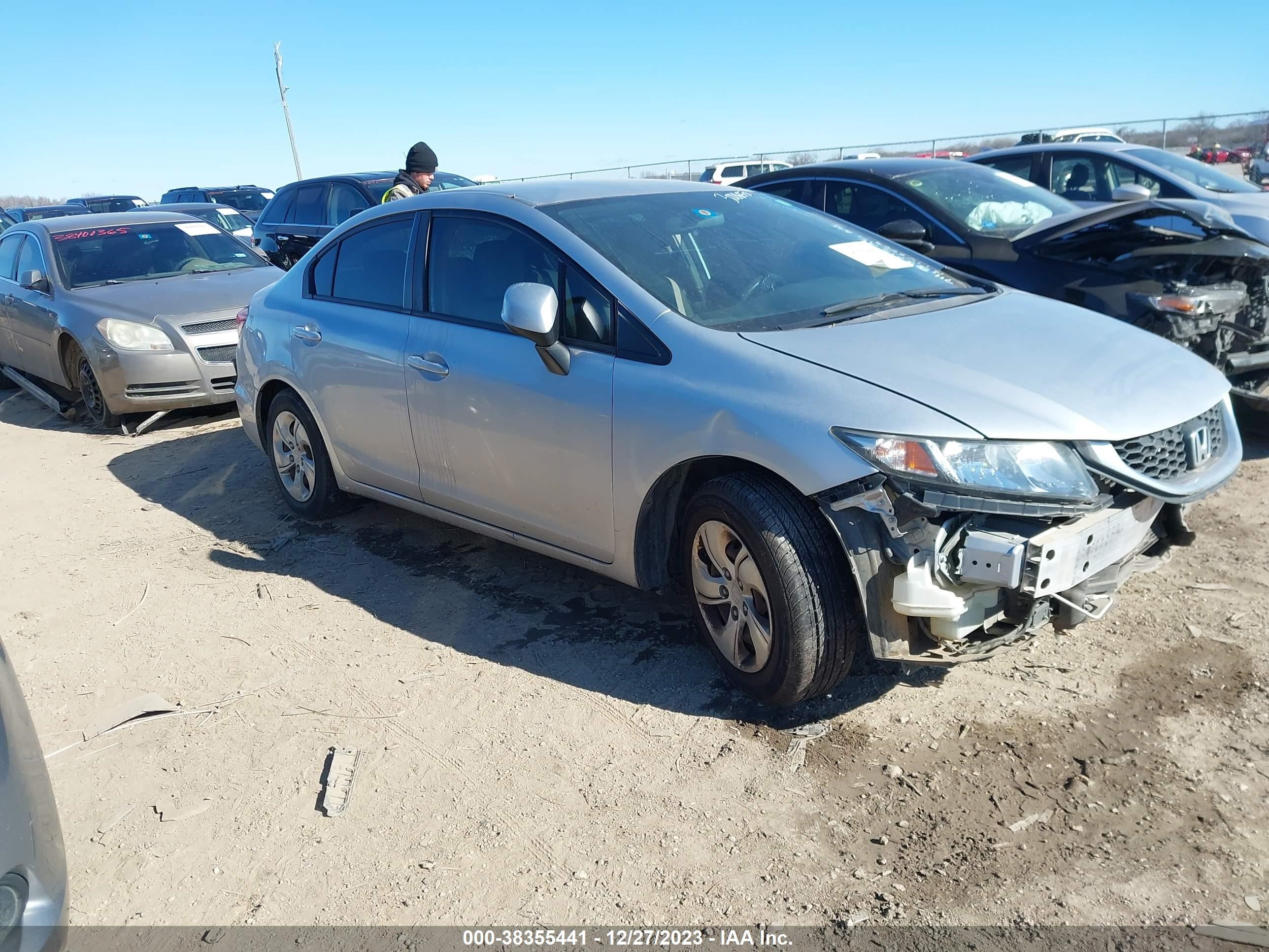 HONDA CIVIC LX 2013 2hgfb2f56dh546923