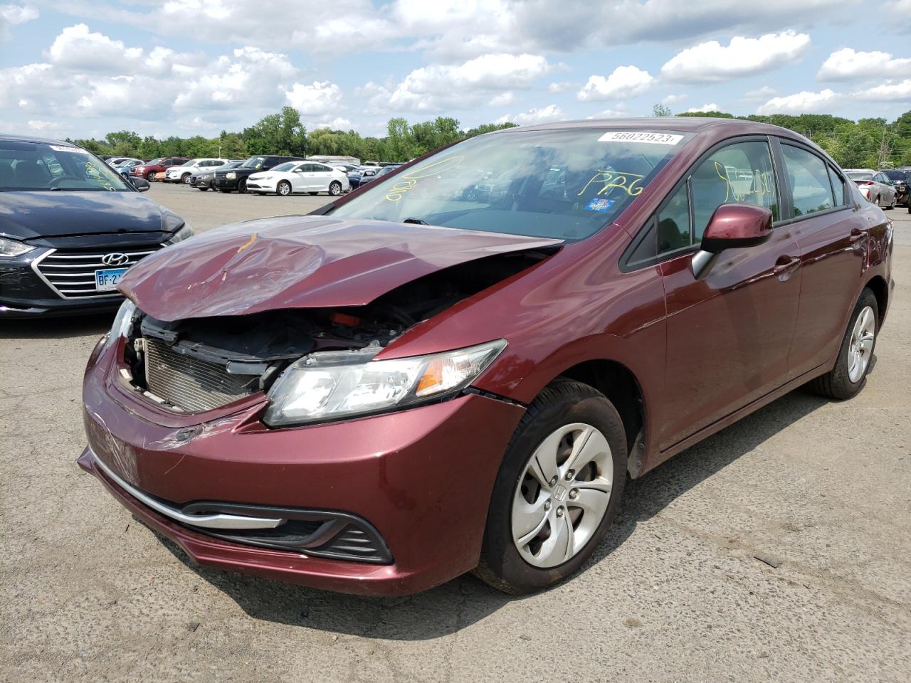 HONDA CIVIC 2013 2hgfb2f56dh558070