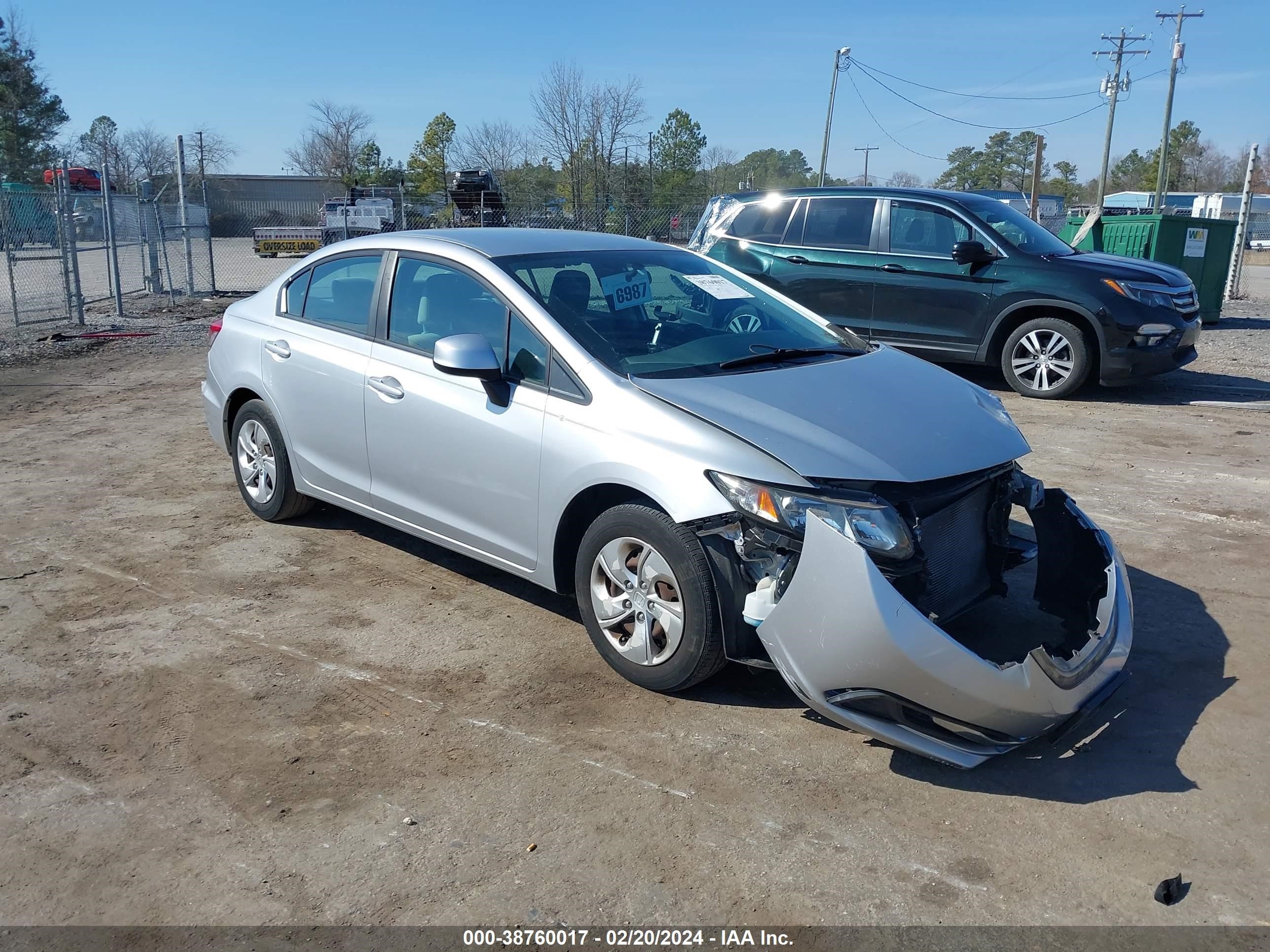 HONDA CIVIC 2013 2hgfb2f56dh566346