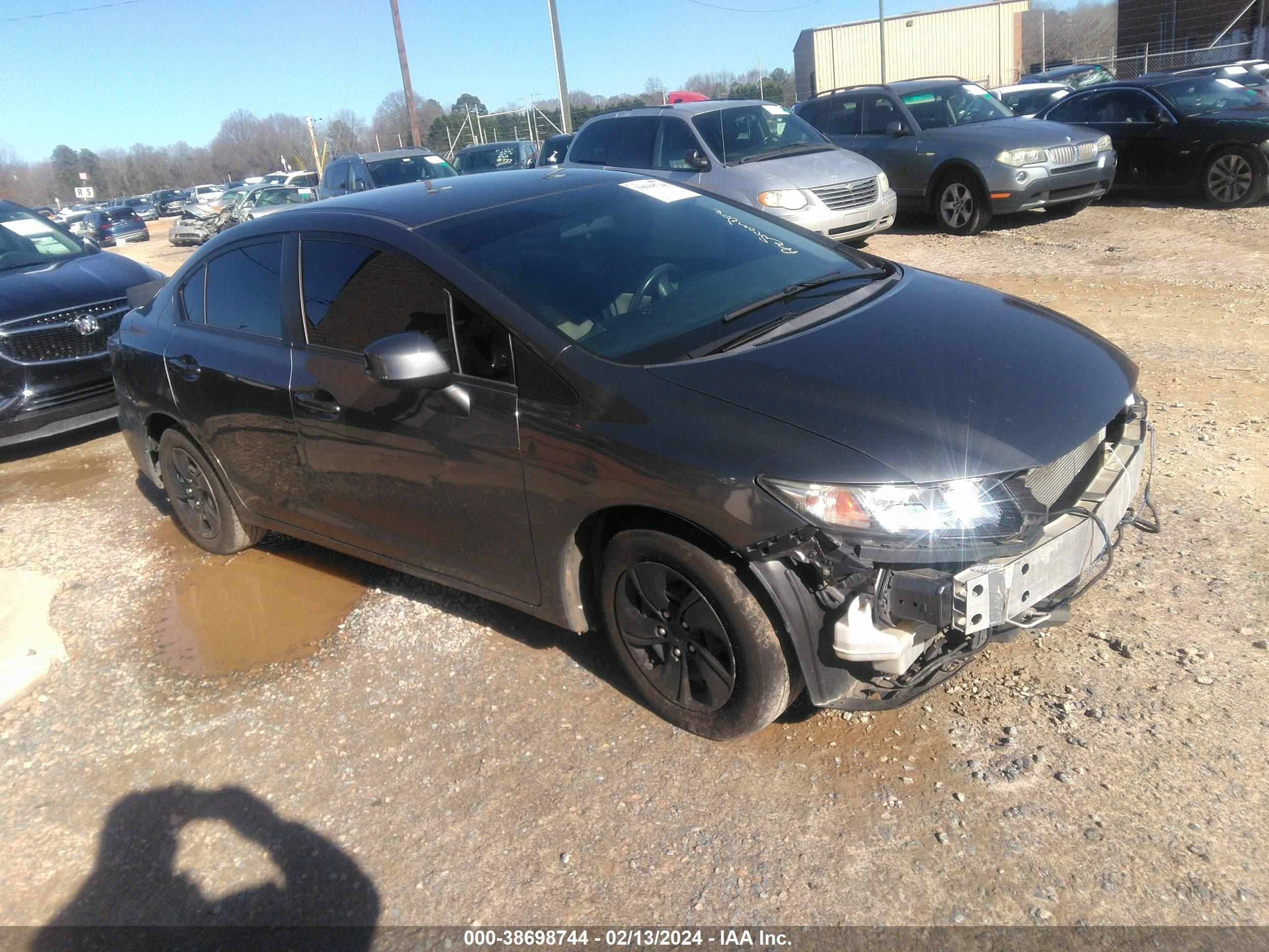 HONDA CIVIC 2013 2hgfb2f56dh596477