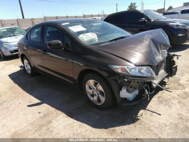 HONDA CIVIC SEDAN 2014 2hgfb2f56eh519500