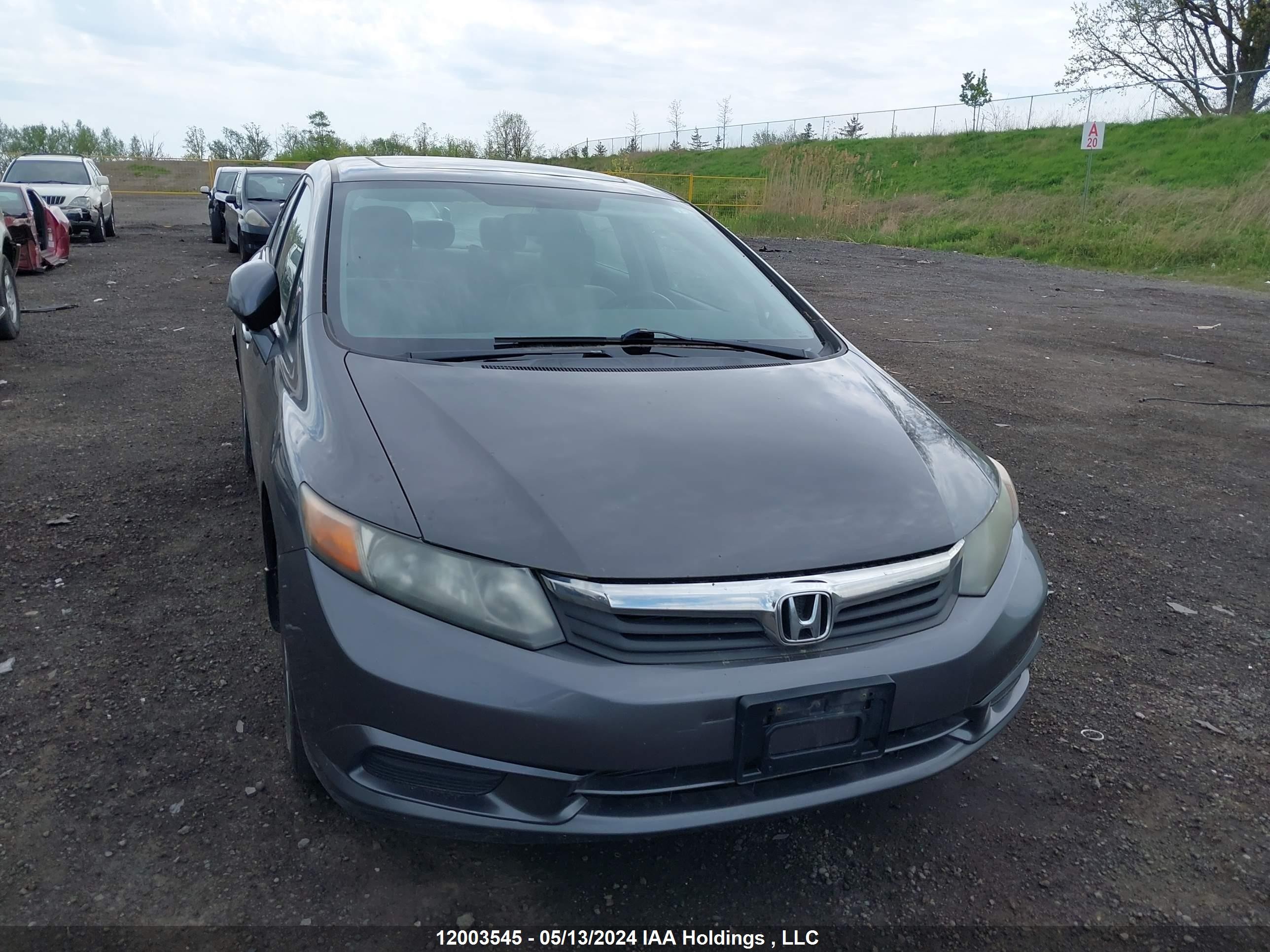 HONDA CIVIC 2012 2hgfb2f57ch047594