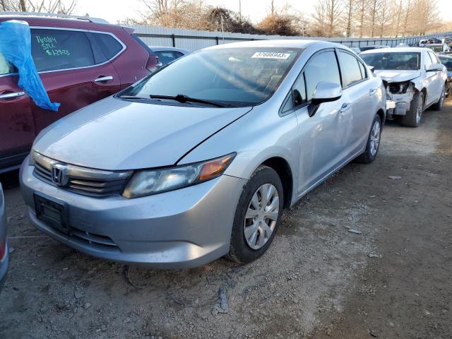 HONDA CIVIC LX 2012 2hgfb2f57ch323496