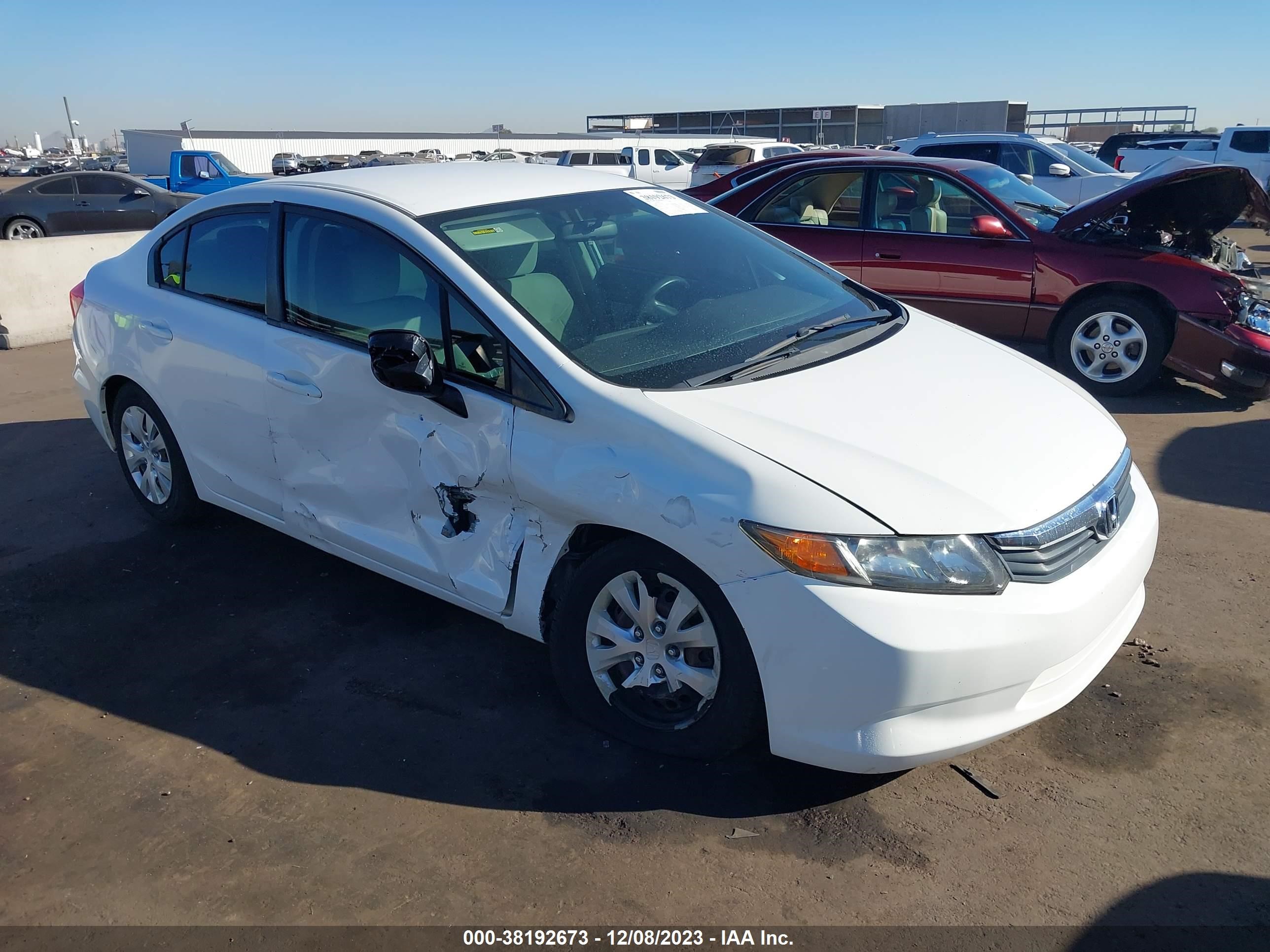 HONDA CIVIC 2012 2hgfb2f57ch521009