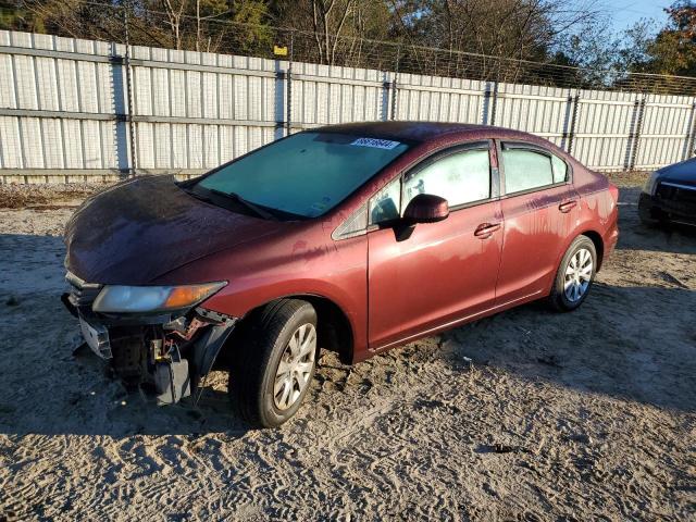 HONDA CIVIC LX 2012 2hgfb2f57ch572686