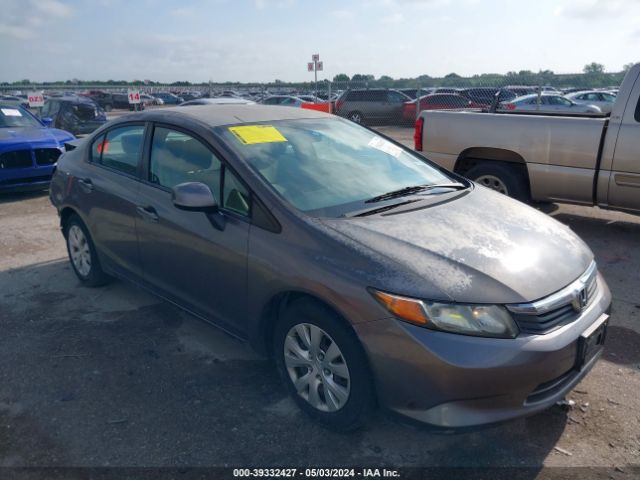 HONDA CIVIC 2012 2hgfb2f57ch586524