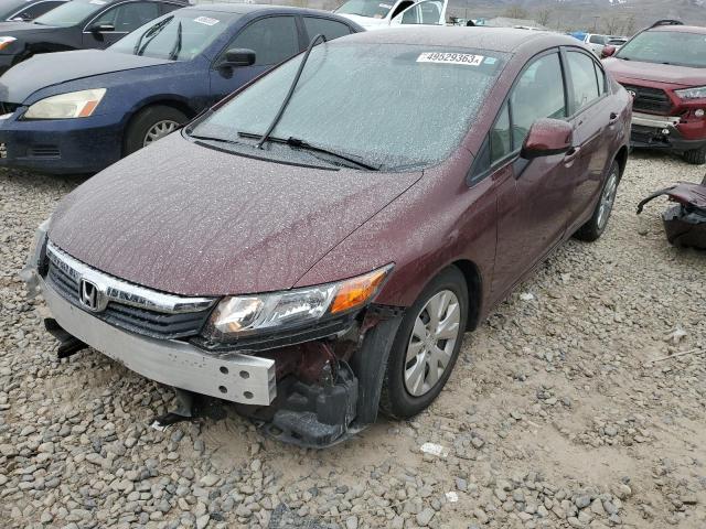 HONDA CIVIC LX 2012 2hgfb2f57ch600678