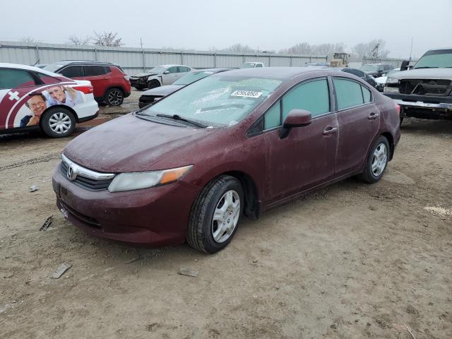 HONDA CIVIC 2012 2hgfb2f57ch604603