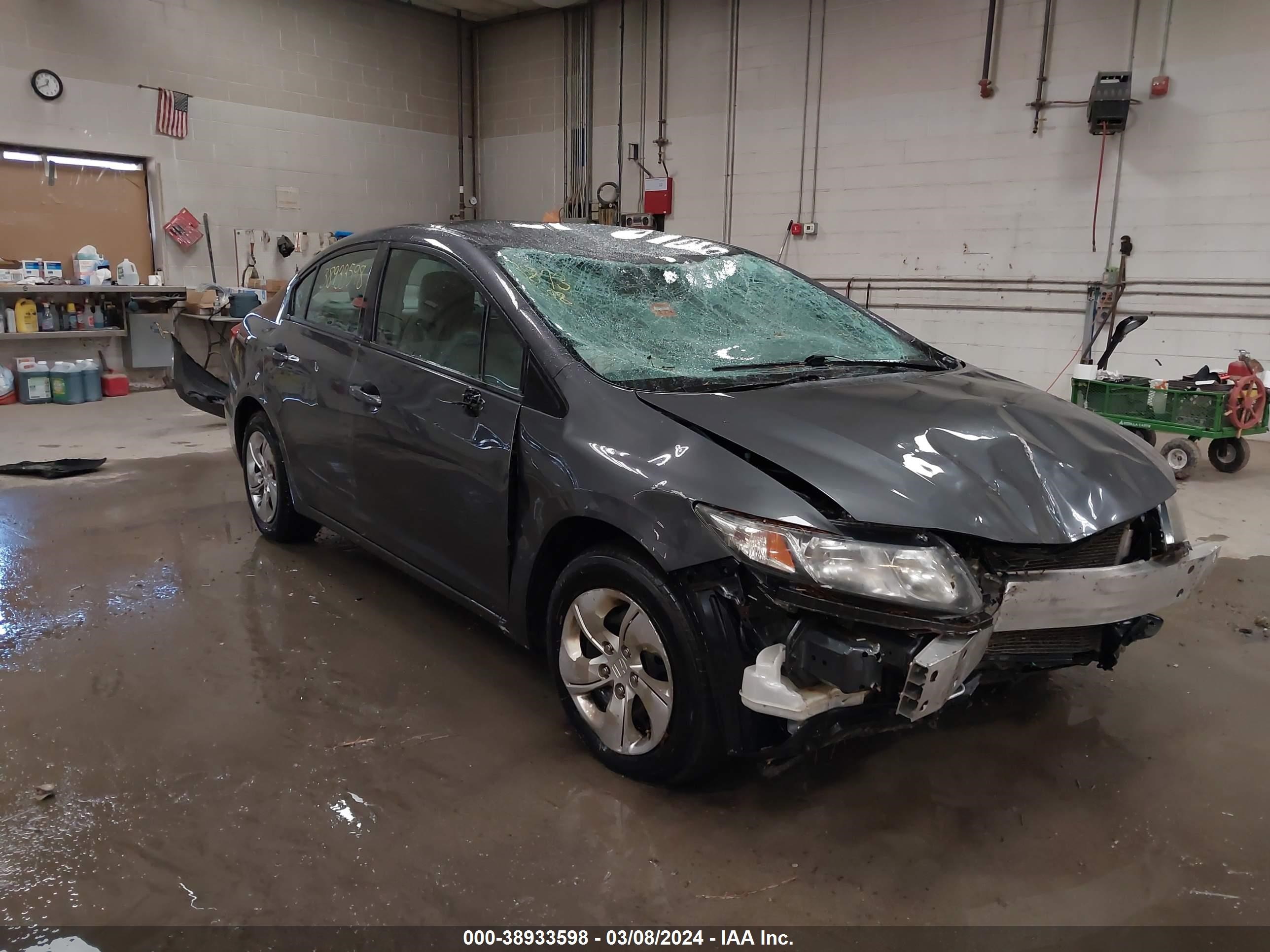 HONDA CIVIC 2013 2hgfb2f57dh542329