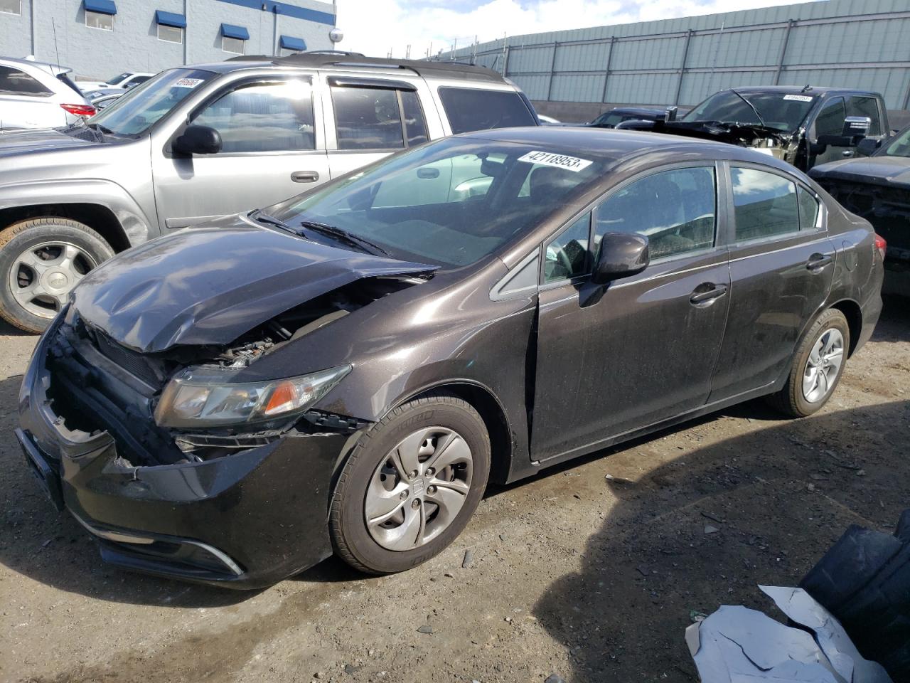 HONDA CIVIC 2013 2hgfb2f57dh575380